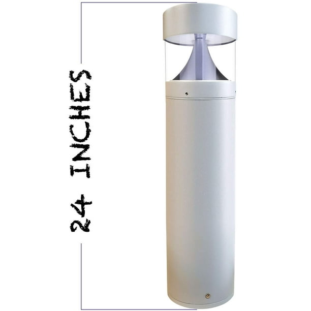 Rated IP65 Suitable for Wet Locations Pathway Driveway ETL Listed Hawk Lighting LED Bollard Landscape Lights 25 10W 3000K 120-277V Commercial/Residential Lighting Fixture for Garden Rated IP65 Suitable for Wet Locations Pathway Driveway ETL Listed Hawk Lighting LED Bollard Landscape Lights 25 10W 3000K 120-277V Commercial/Residential Lighting Fixture for Garden